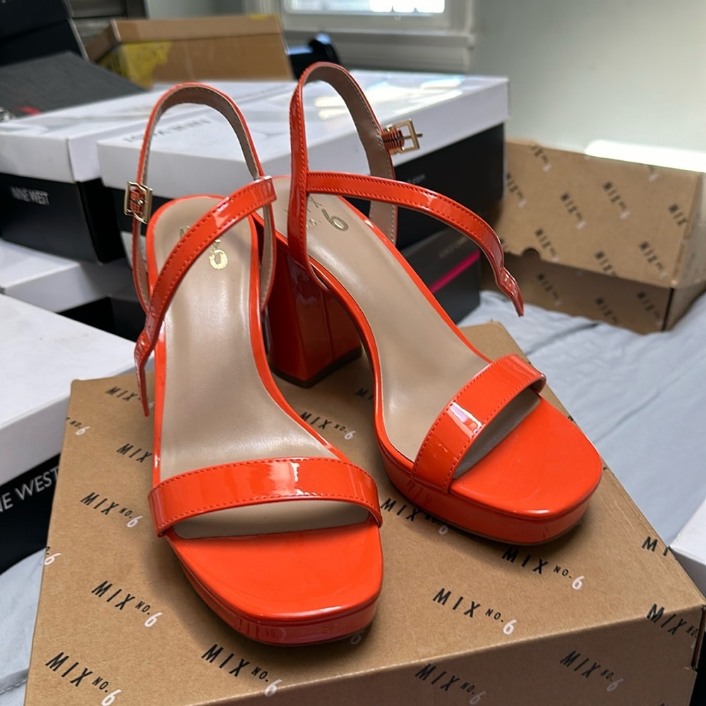 Mix no.6 orange heels